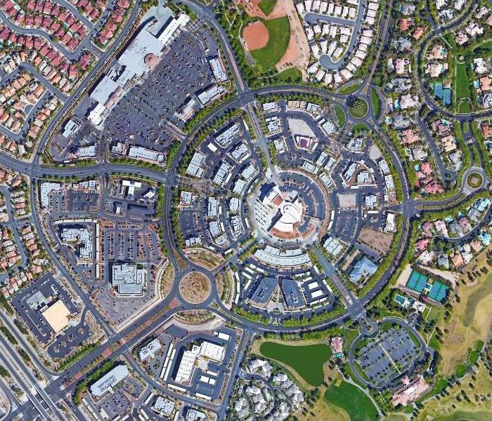 Summerlin, Nevada, looking down aerial view from above – Bird’s eye view Summerlin, Nevada, Las Vegas, USA